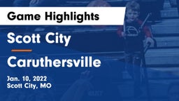 Scott City  vs Caruthersville  Game Highlights - Jan. 10, 2022