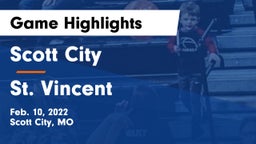 Scott City  vs St. Vincent Game Highlights - Feb. 10, 2022
