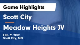 Scott City  vs Meadow Heights JV Game Highlights - Feb. 9, 2022