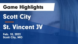 Scott City  vs St. Vincent JV Game Highlights - Feb. 10, 2022