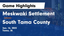 Meskwaki Settlement  vs South Tama County  Game Highlights - Jan. 16, 2023