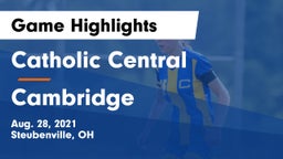 Catholic Central  vs Cambridge  Game Highlights - Aug. 28, 2021