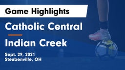 Catholic Central  vs Indian Creek  Game Highlights - Sept. 29, 2021
