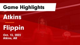 Atkins  vs Flippin   Game Highlights - Oct. 13, 2022
