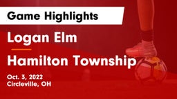 Logan Elm  vs Hamilton Township  Game Highlights - Oct. 3, 2022