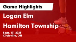 Logan Elm  vs Hamilton Township  Game Highlights - Sept. 13, 2023