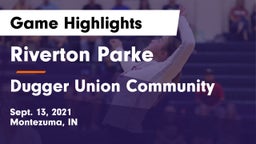 Riverton Parke  vs Dugger Union Community   Game Highlights - Sept. 13, 2021