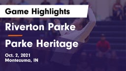 Riverton Parke  vs Parke Heritage  Game Highlights - Oct. 2, 2021