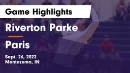 Riverton Parke  vs Paris  Game Highlights - Sept. 26, 2022