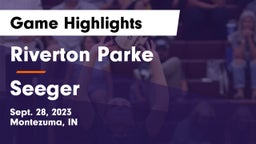 Riverton Parke  vs Seeger  Game Highlights - Sept. 28, 2023