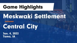 Meskwaki Settlement  vs Central City  Game Highlights - Jan. 4, 2022