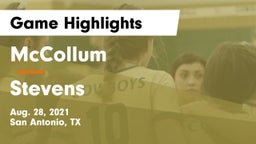 McCollum  vs Stevens  Game Highlights - Aug. 28, 2021