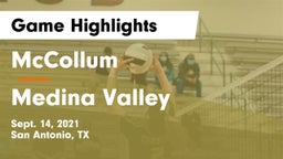 McCollum  vs Medina Valley  Game Highlights - Sept. 14, 2021
