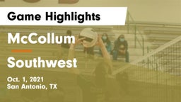 McCollum  vs Southwest  Game Highlights - Oct. 1, 2021