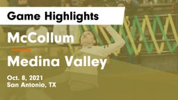 McCollum  vs Medina Valley  Game Highlights - Oct. 8, 2021