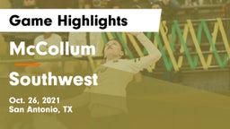McCollum  vs Southwest  Game Highlights - Oct. 26, 2021
