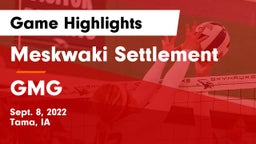 Meskwaki Settlement  vs GMG  Game Highlights - Sept. 8, 2022