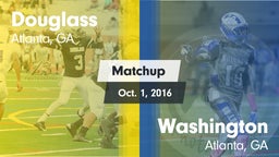 Matchup: Douglass  vs. Washington  2016