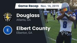 Recap: Douglass  vs. Elbert County  2019