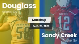 Matchup: Douglass  vs. Sandy Creek  2020