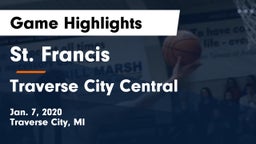 St. Francis  vs Traverse City Central  Game Highlights - Jan. 7, 2020