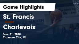 St. Francis  vs Charlevoix  Game Highlights - Jan. 31, 2020