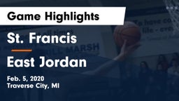 St. Francis  vs East Jordan  Game Highlights - Feb. 5, 2020
