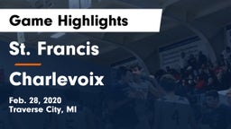 St. Francis  vs Charlevoix  Game Highlights - Feb. 28, 2020