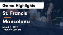St. Francis  vs Mancelona  Game Highlights - March 9, 2022
