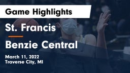 St. Francis  vs Benzie Central  Game Highlights - March 11, 2022