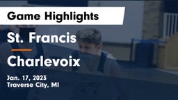 St. Francis  vs Charlevoix  Game Highlights - Jan. 17, 2023