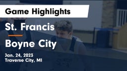 St. Francis  vs Boyne City  Game Highlights - Jan. 24, 2023