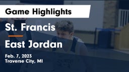 St. Francis  vs East Jordan  Game Highlights - Feb. 7, 2023