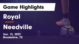 Royal  vs Needville  Game Highlights - Jan. 13, 2023