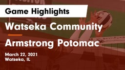 Watseka Community  vs Armstrong Potomac Game Highlights - March 22, 2021