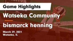 Watseka Community  vs bismarck henning Game Highlights - March 29, 2021