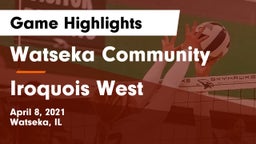 Watseka Community  vs  Iroquois West Game Highlights - April 8, 2021
