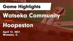 Watseka Community  vs Hoopeston Game Highlights - April 12, 2021