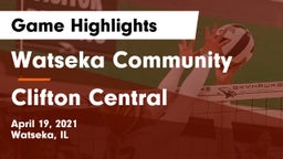 Watseka Community  vs Clifton Central  Game Highlights - April 19, 2021