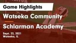 Watseka Community  vs Schlarman Academy Game Highlights - Sept. 23, 2021