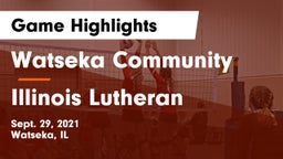 Watseka Community  vs Illinois Lutheran Game Highlights - Sept. 29, 2021