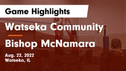 Watseka Community  vs Bishop McNamara  Game Highlights - Aug. 22, 2022