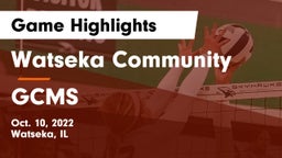 Watseka Community  vs GCMS  Game Highlights - Oct. 10, 2022