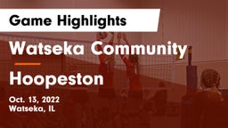 Watseka Community  vs Hoopeston Game Highlights - Oct. 13, 2022