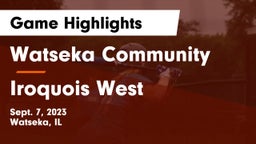 Watseka Community  vs Iroquois West Game Highlights - Sept. 7, 2023