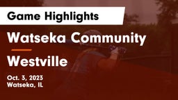 Watseka Community  vs Westville  Game Highlights - Oct. 3, 2023