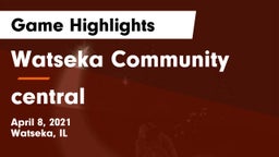 Watseka Community  vs central Game Highlights - April 8, 2021