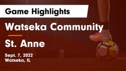 Watseka Community  vs St. Anne  Game Highlights - Sept. 7, 2022