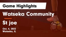 Watseka Community  vs St joe Game Highlights - Oct. 4, 2022