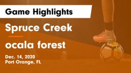 Spruce Creek  vs ocala forest Game Highlights - Dec. 14, 2020